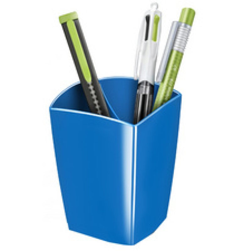 CEP Pot à crayons GLOSS, 2 compartiments, vert anis