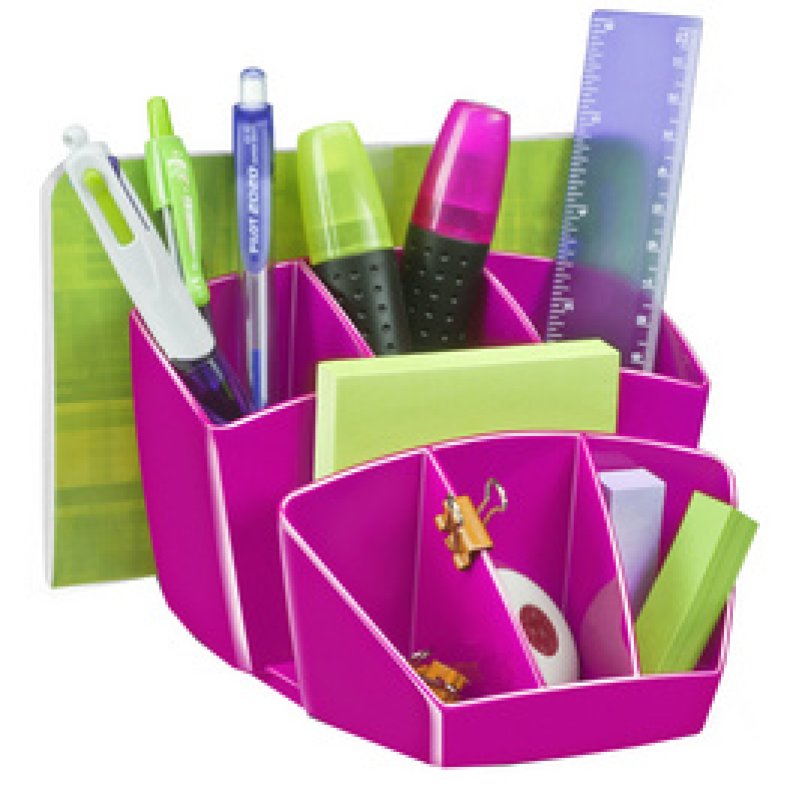 CEP Multipot à crayons GLOSS, 8 compartiments, blanc