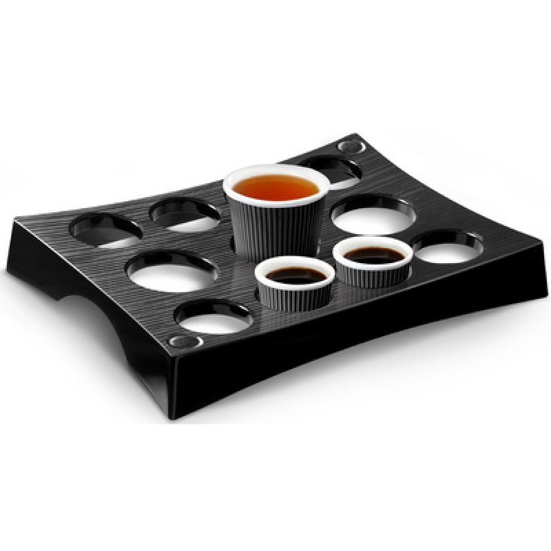 CEP Porte-gobelet, pour 11 gobelets, noir, en polystyrène