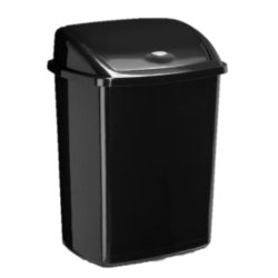 CEP 2919470011 trash can 50 L Rectangular Polypropylene (PP) Black