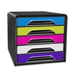CEP 1071110381 unité de tiroir de bureau Noir, Mulicolour Polystyrène