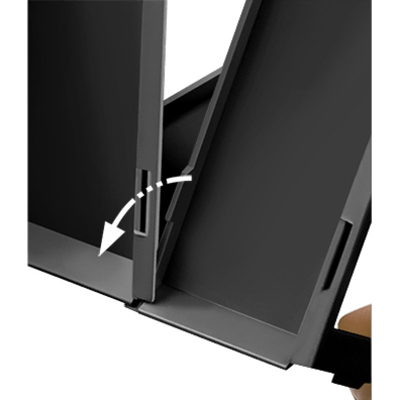 CEP 1006750011 porte-magazines Polystyrène Noir