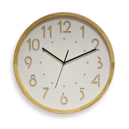 Orium 11135 wall/table clock Mechanical clock Round White, Wood