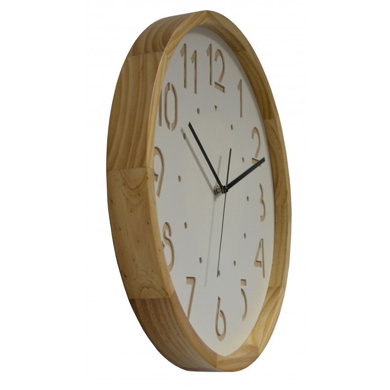 Orium 11135 wall/table clock Mechanical clock Round White, Wood