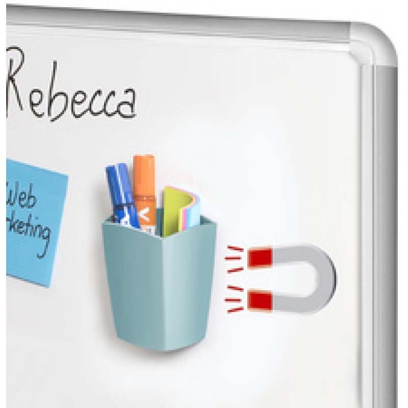 CEP Pot à crayons Riviera, magnétique, vert d'eau