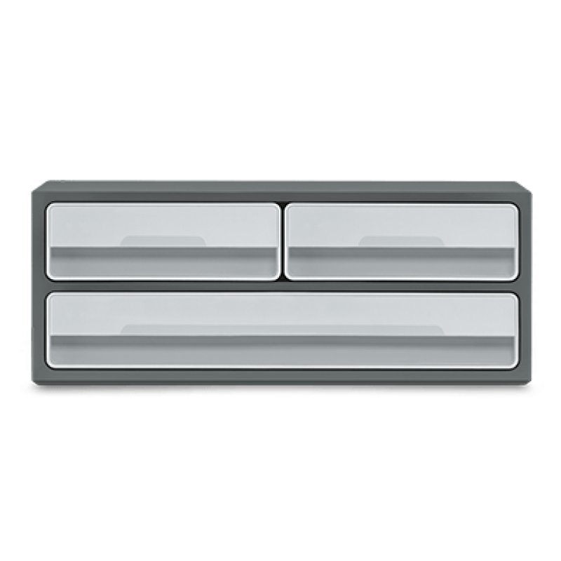 CEP 1090216361 unité de tiroir de bureau Gris Polystyrène