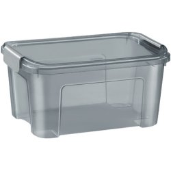 CEP Boîte de rangement SHADOW, 13 litres, translucide gris