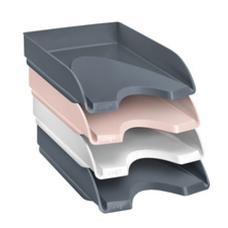 CEP Corbeille à courrier MINERAL, format A4, set de 4