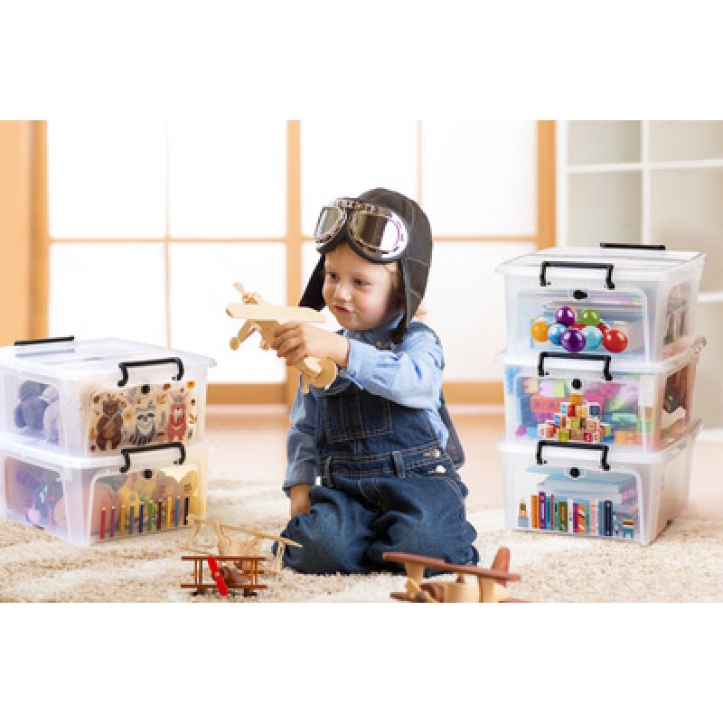 CEP Boîte de rangement KIDS, 20 litres, set de 5