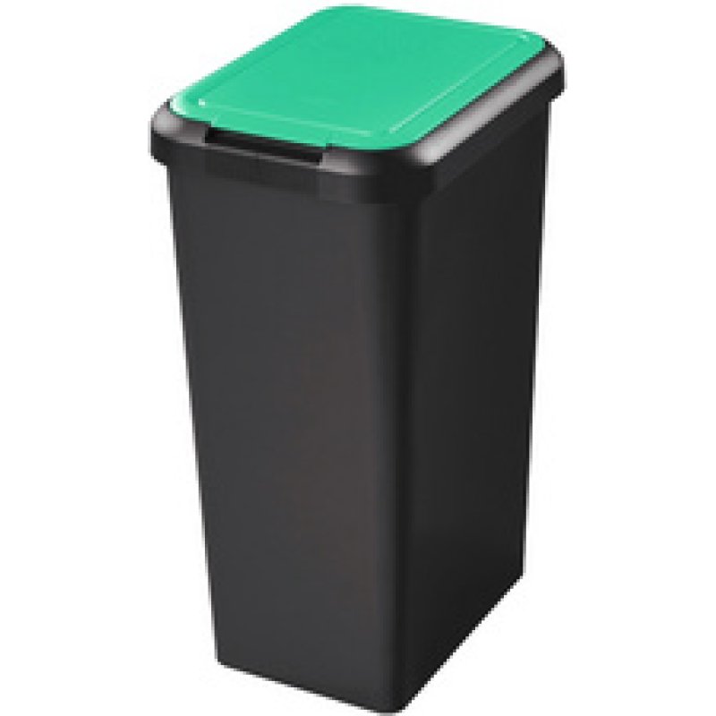 CEP Poubelle de tri sélectif Touch & Lift, 45 litres, vert