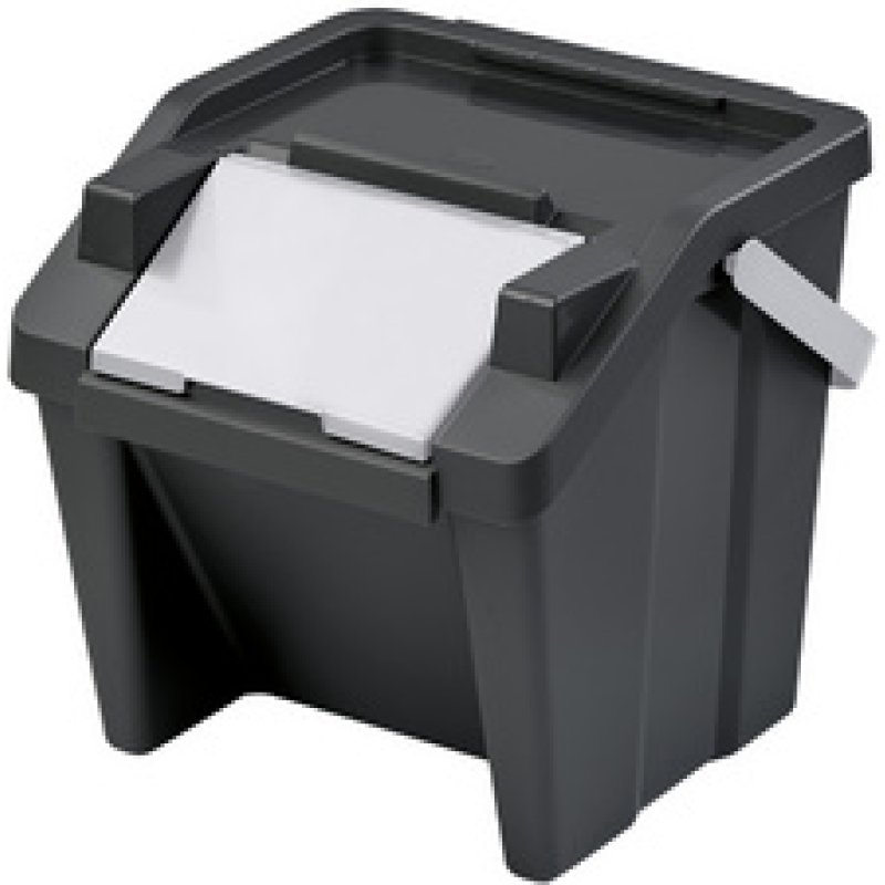 CEP Système de tri des déchets "Tower", 30 litres, lot de 3