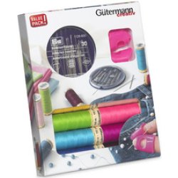 Gütermann Kit de fil à coudre avec aiguilles & tire-aiguille