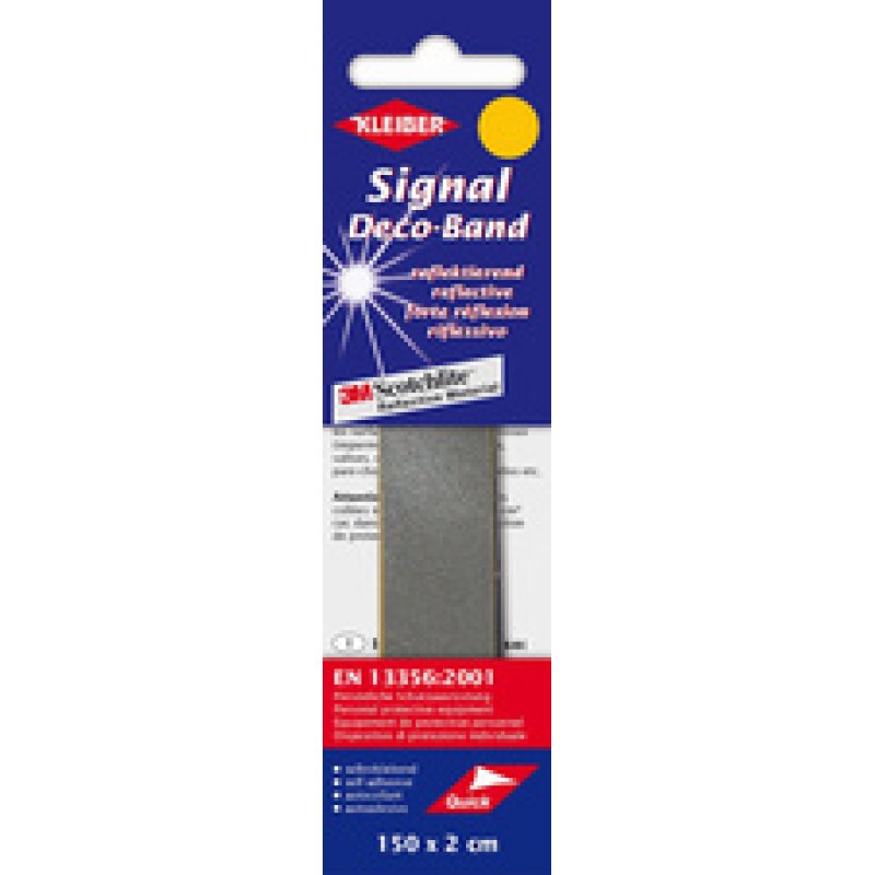 KLEIBER Bande de sécurité "Signal-Deco-Band", argent