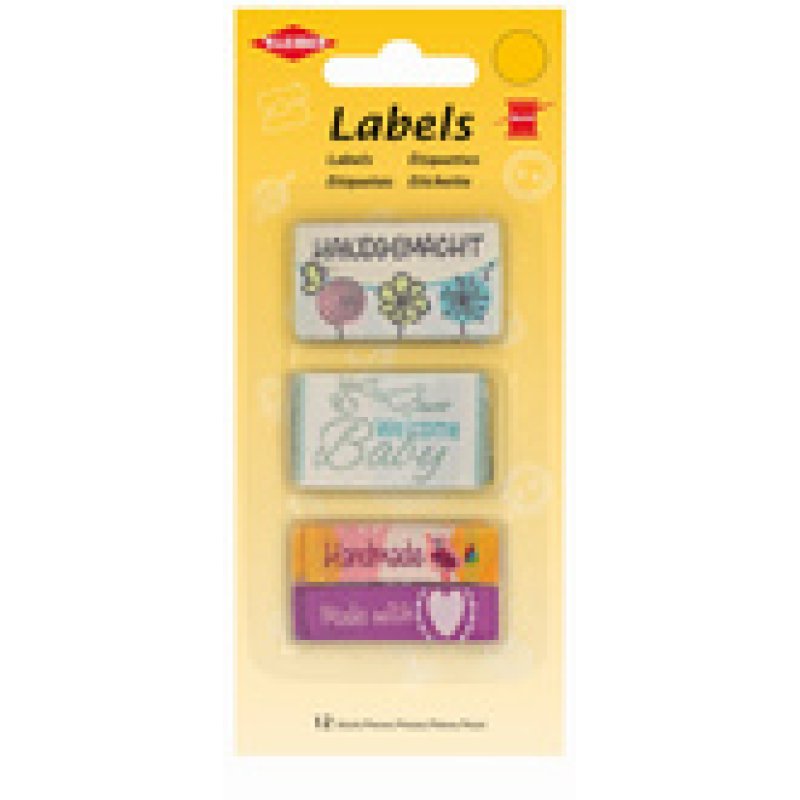 KLEIBER Etiquettes en tissu "Mélange", 45 x 25 mm
