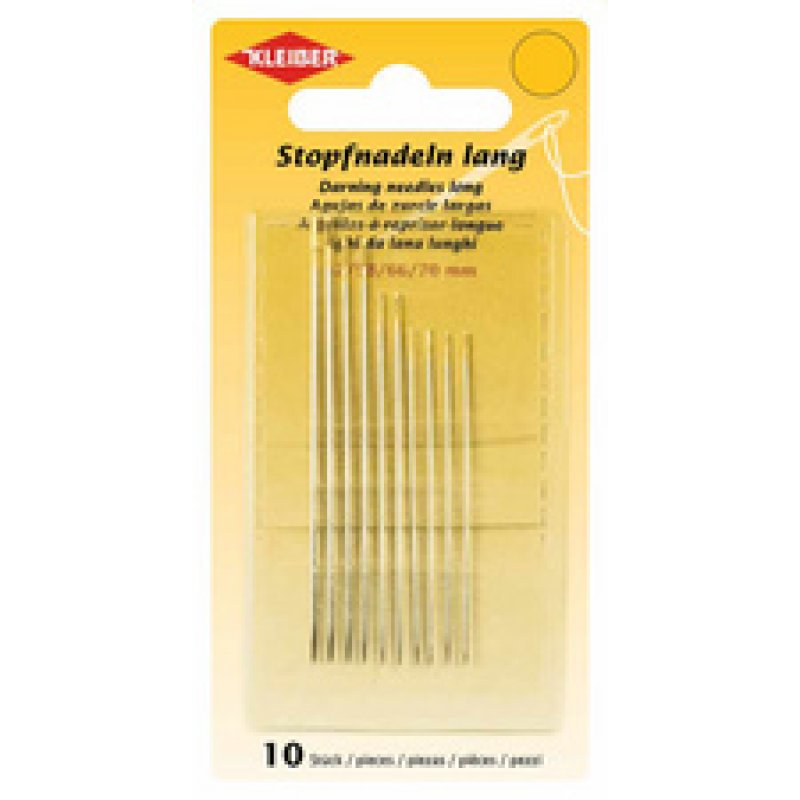 KLEIBER Set d'aiguilles à repriser, long, 10 pièces
