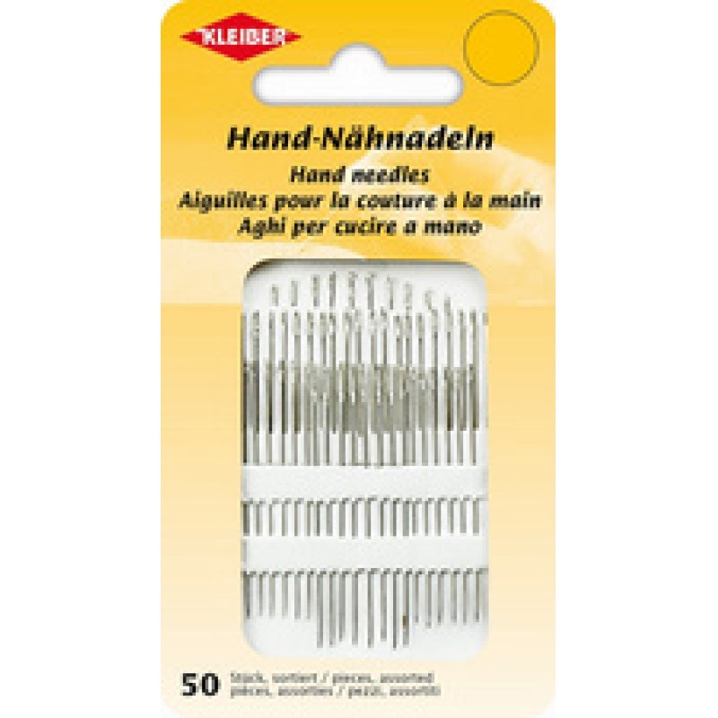 KLEIBER Set d'aiguilles à coudre à la main, 50 pièces