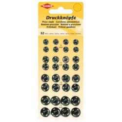 KLEIBER Bouton pression, différentes tailles, argent