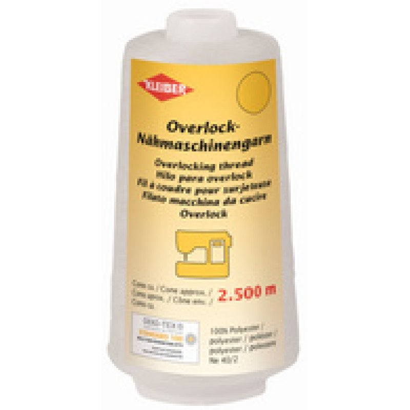 KLEIBER Fil à coudre pour surjeteuse, 2.500 m, beige clair