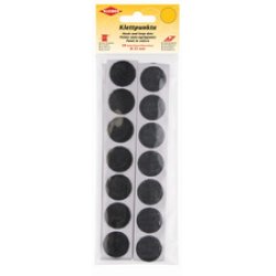 KLEIBER Pastilles auto-agrippantes, diamètre : 25 mm, noir