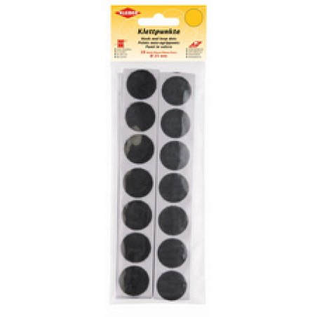 KLEIBER Pastilles auto-agrippantes, diamètre : 25 mm, blanc