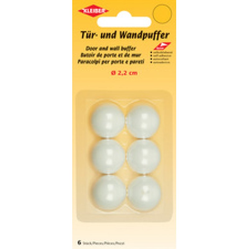 KLEIBER Butoir de porte et de mur, plastique, blanc