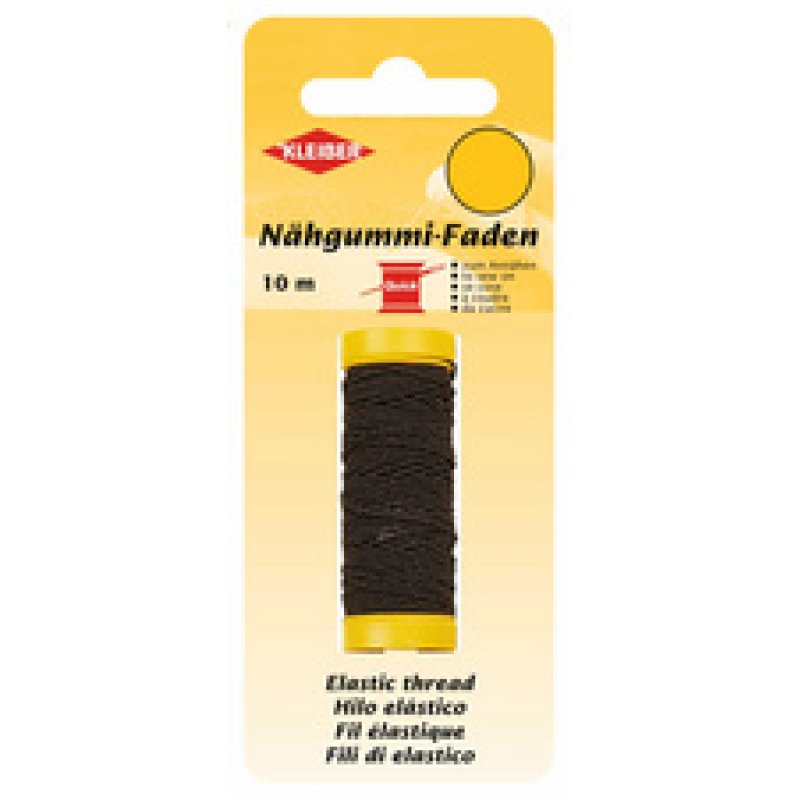 KLEIBER Fil élastique à coudre, 10 m, blanc