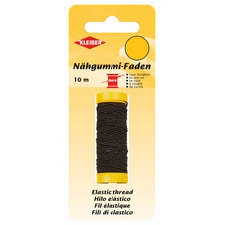 KLEIBER Fil élastique à coudre, 10 m, blanc