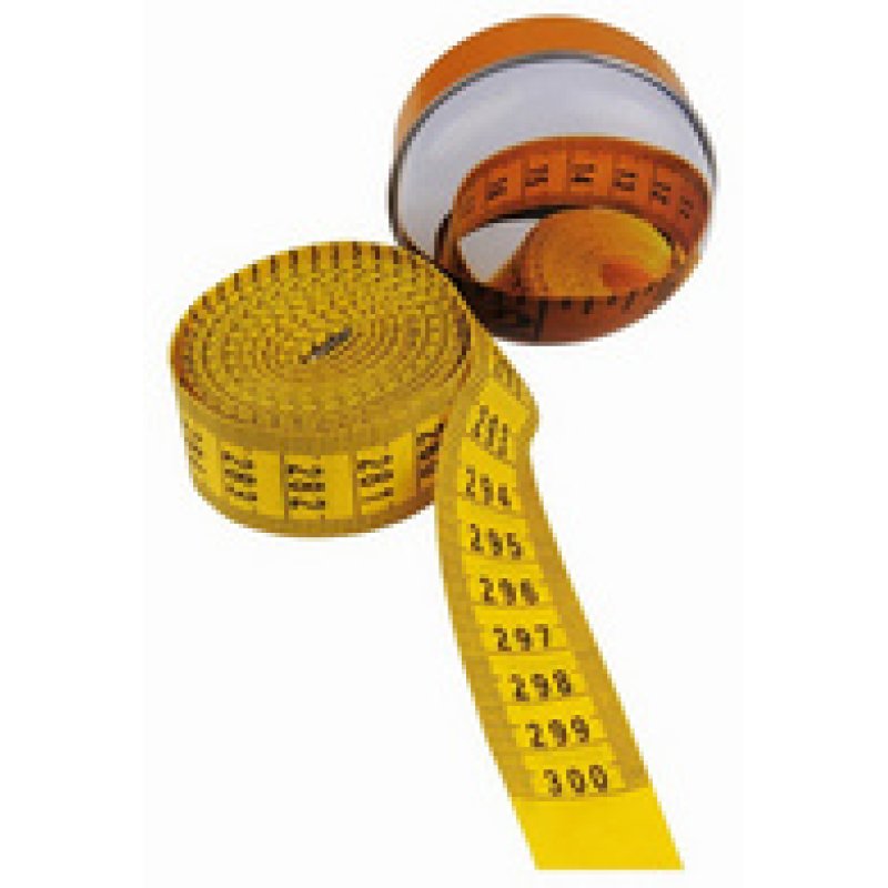 KLEIBER Mètre ruban, 300 cm, dans une boîte, jaune