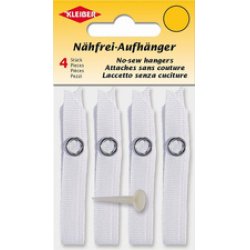 KLEIBER Attache-torchons sans couture, polyester, blanc