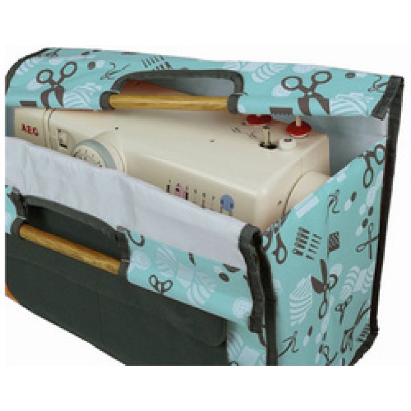 KLEIBER Sac pour machine à coudre, kiwi/gris