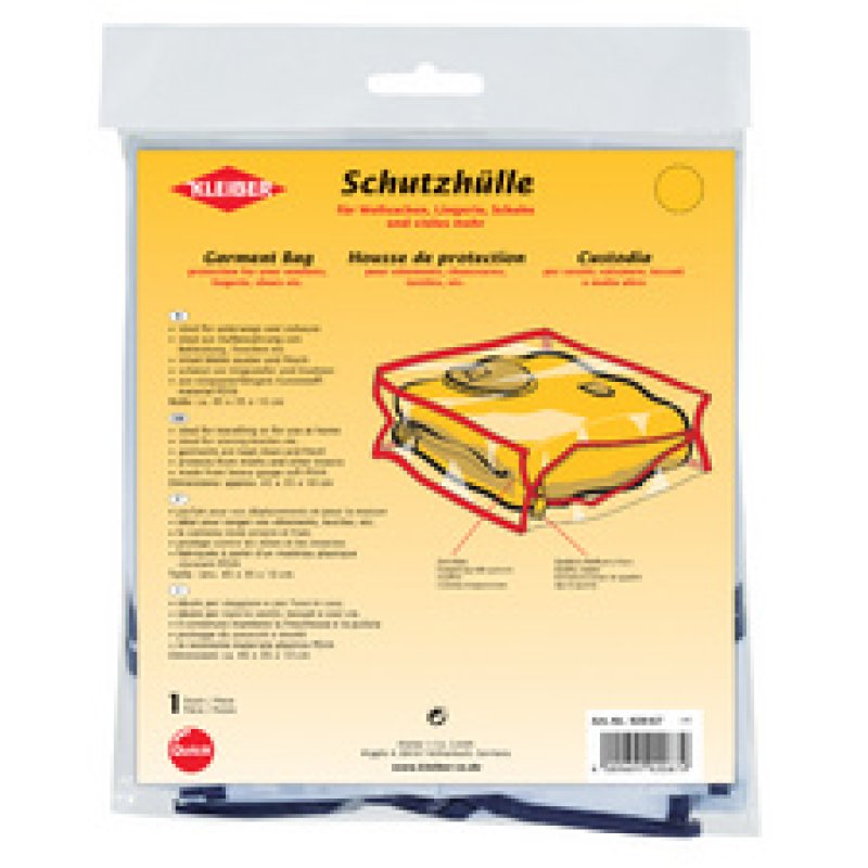 KLEIBER Housse de protection à vêtements, long, transparent