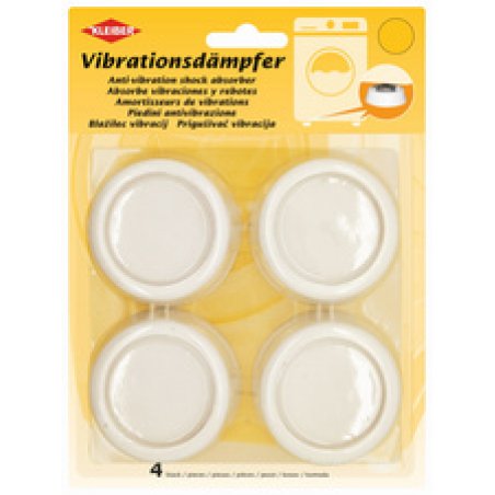 KLEIBER Amortisseurs de vibrations, diamètre : 65 mm, blanc