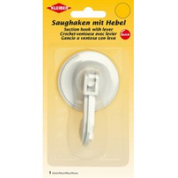 KLEIBER Crochet ventouse, plastique, blanc