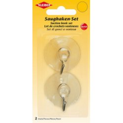 KLEIBER Crochet ventouse, set de 2, plastique, transparent
