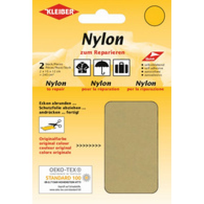 KLEIBER Pièce de réparation nylon, autocollant, vert