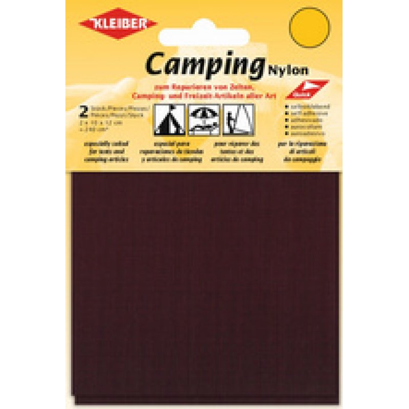 KLEIBER Pièces de réparation, nylon, autocollant, marron