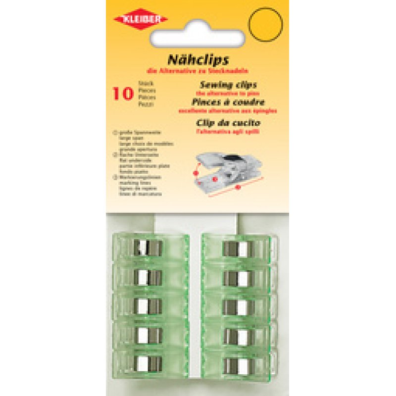 KLEIBER Pince à tissus, couleurs assorties