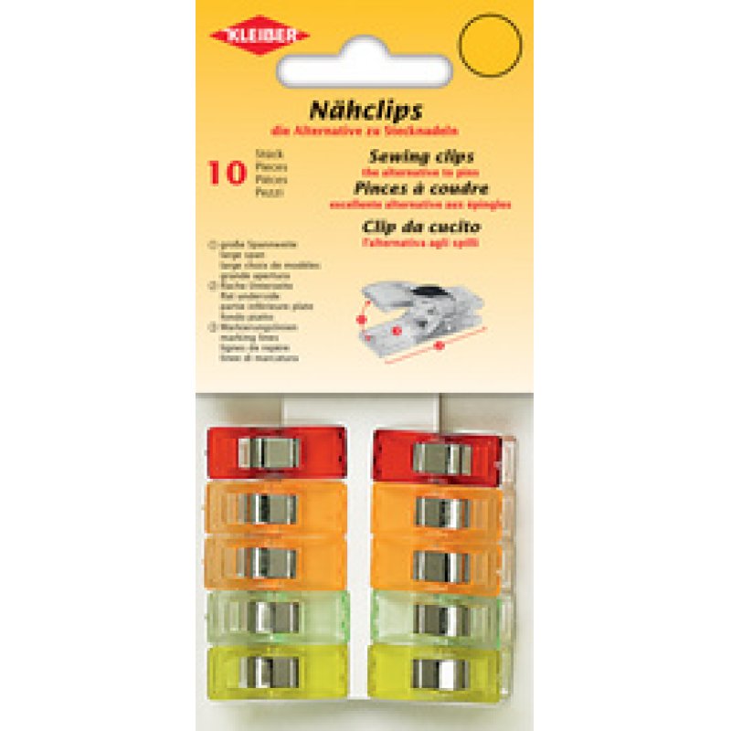 KLEIBER Pince à tissus, couleurs assorties