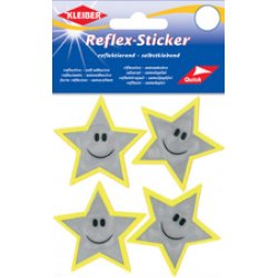KLEIBER Sticker réfléchissant "Etoiles", argent