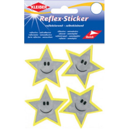 KLEIBER Sticker réfléchissant "Etoiles", argent