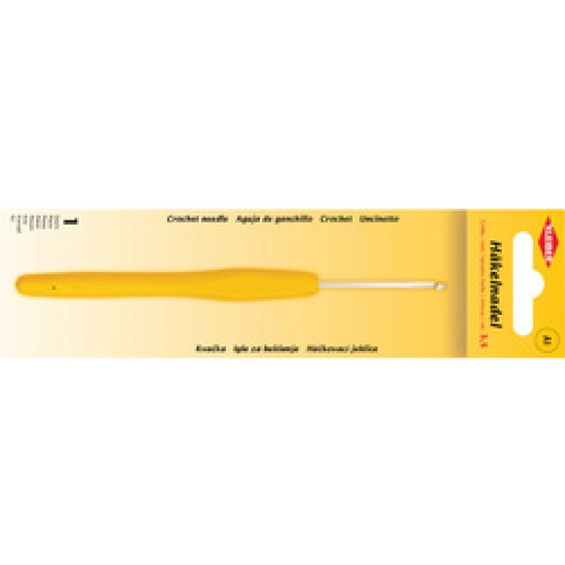 KLEIBER Crochet, taille 2,5, manche plastique, orange