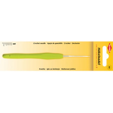 KLEIBER Crochet, taille 3, manche plastique, rose vif