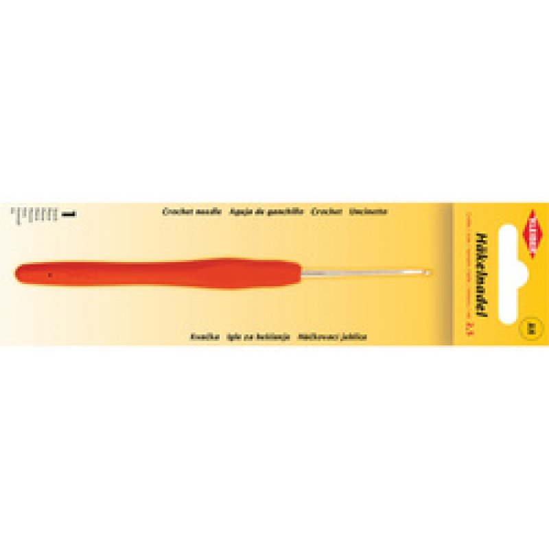 KLEIBER Crochet, taille 3,5, manche plastique, jaune