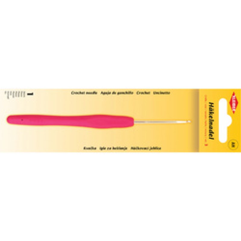 KLEIBER Crochet, taille 3,5, manche plastique, jaune