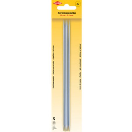 KLEIBER Set d'aiguilles à tricoter, 200 mm x 2,5 mm