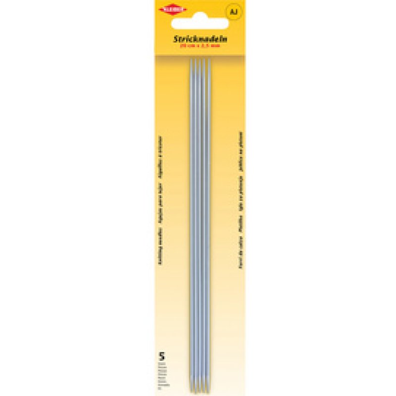 KLEIBER Set d'aiguilles à tricoter, 200 mm x 5,0 mm