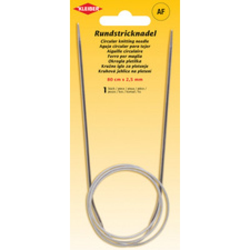 KLEIBER Aiguille à tricoter circulaire, 800 mm x 5,5 mm