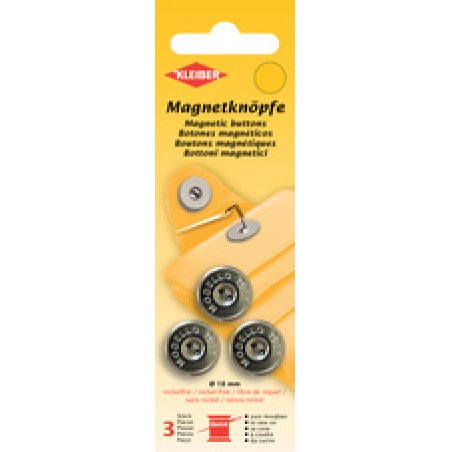 KLEIBER Boutons magnétiques, argent