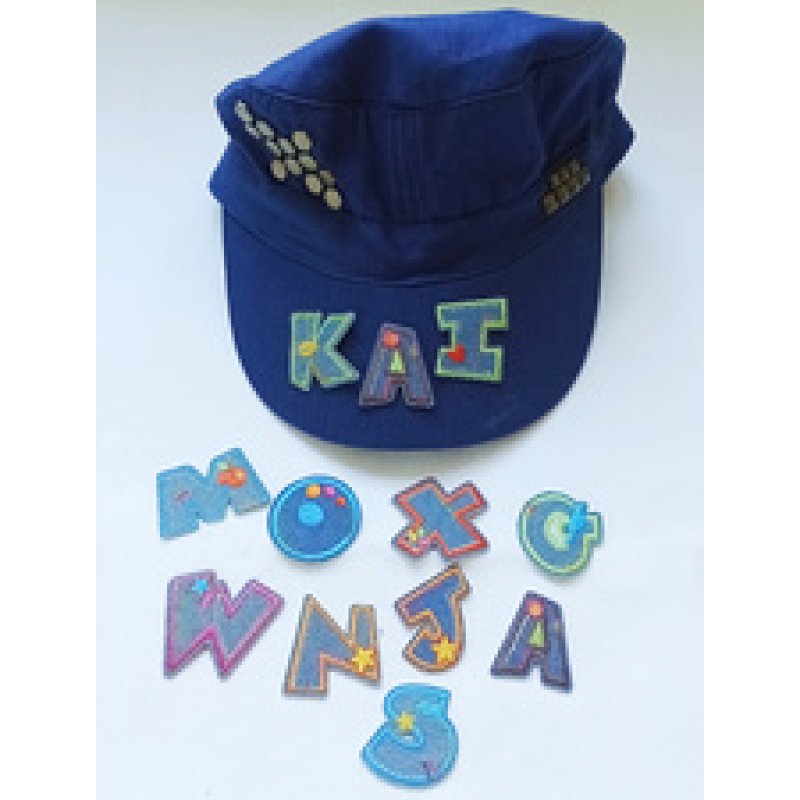 KLEIBER Applications "Funny Box - Jeans Letters", 130 pièces