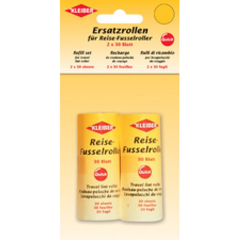 KLEIBER Rouleaux de rechange pour mini brosse adhésive